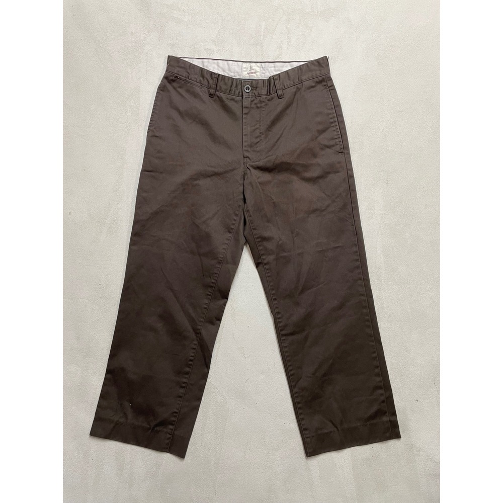 Gap Khakis Mens 32x34 Classic Fit Brown Cotton Twill Straight Leg Chino Pants